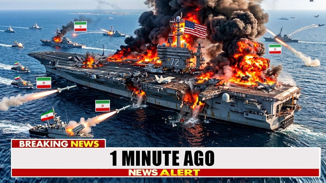 6 Iranian Missiles AMBUSH a U.S. Carrier in Arabian Sea &mdash; Then THIS Happened | Military Analysis