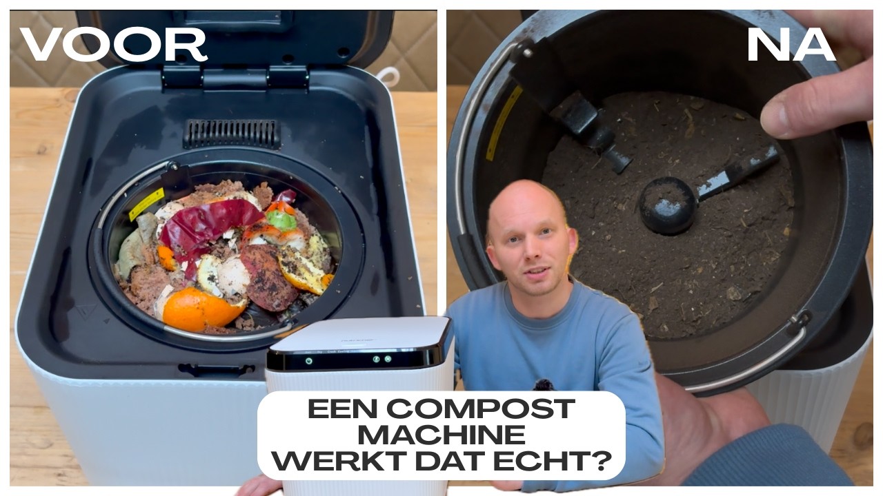 Keukenafval snel verwerken tot compost! 🪴 Zo werkt de NutriChef Compostmachine 3L | De Moesketier