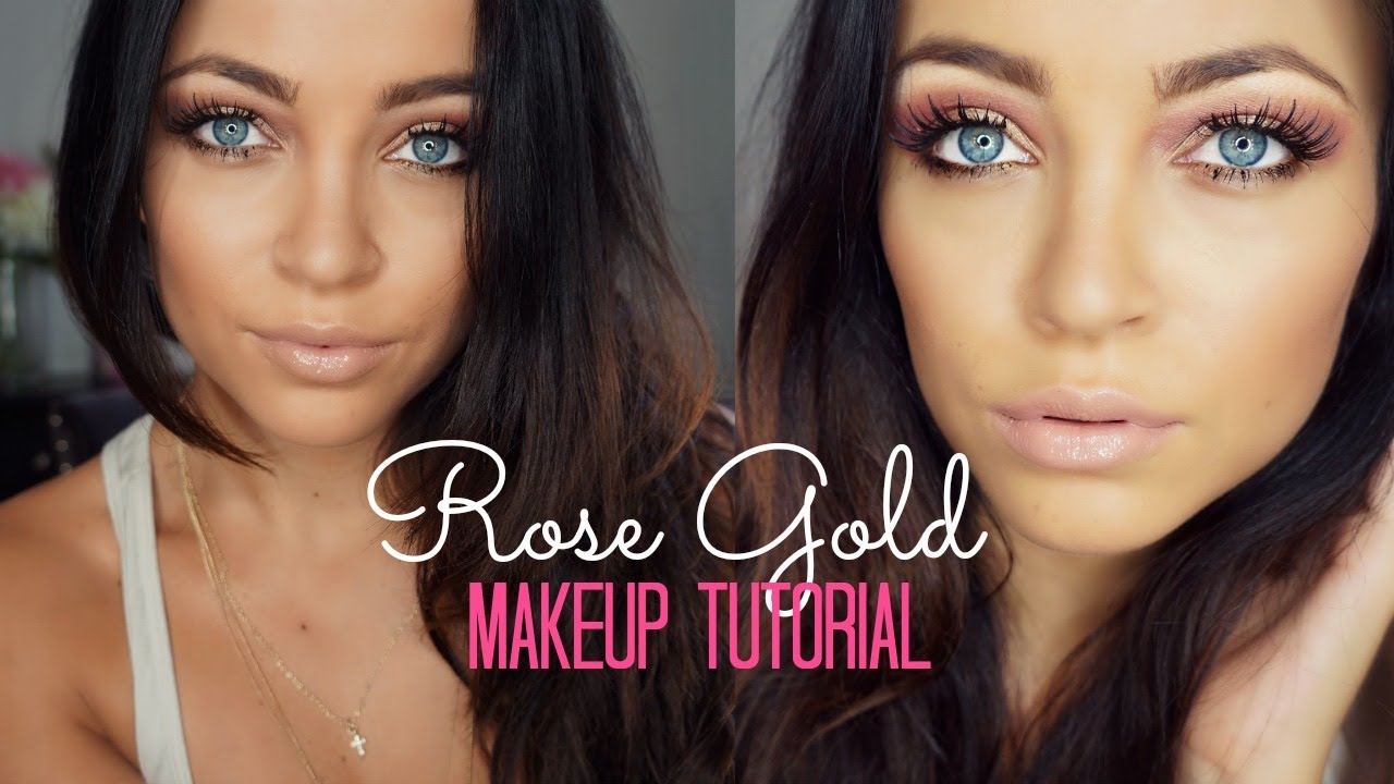 Rose Gold Makeup Tutorial♡