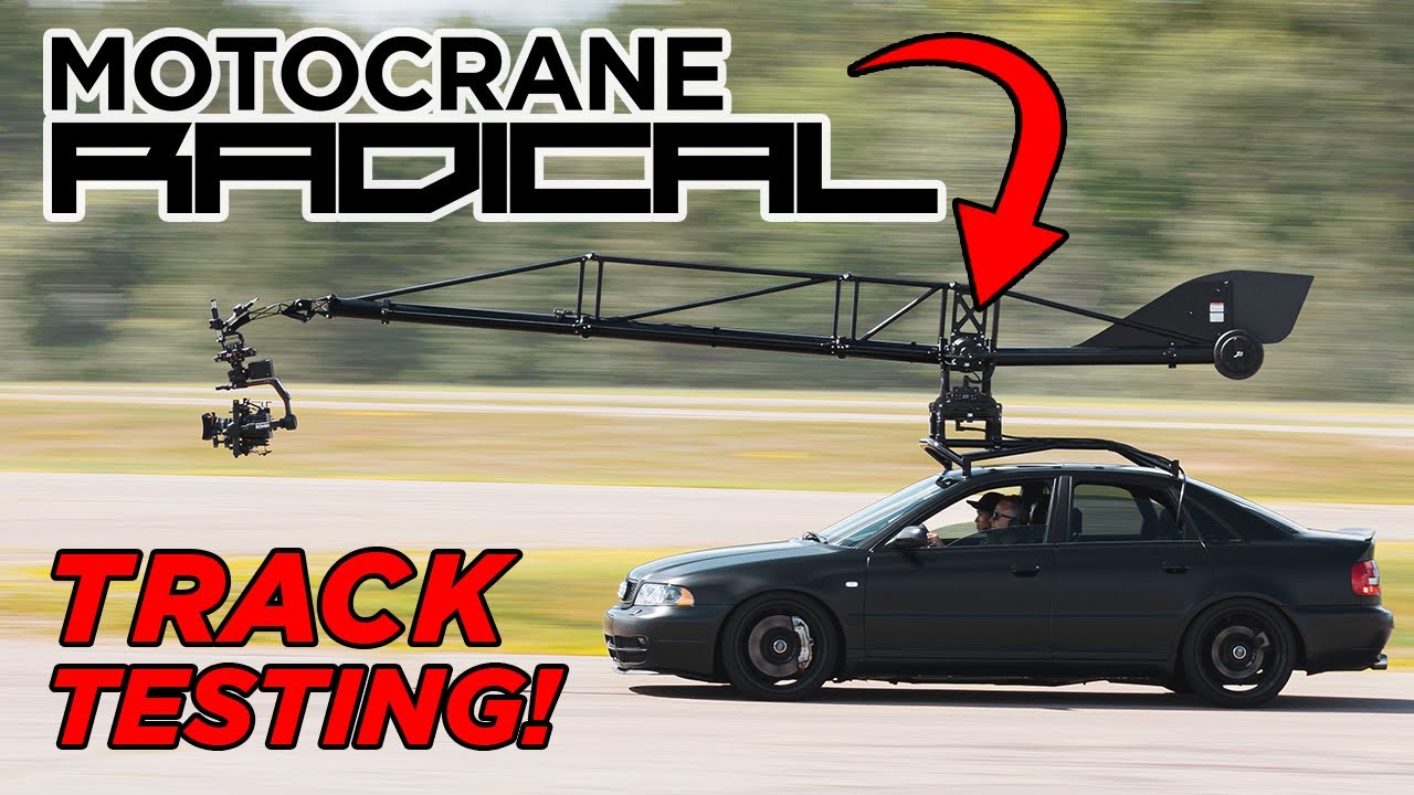 TRACK TESTING with MotoCrane RADICAL and Audi S4