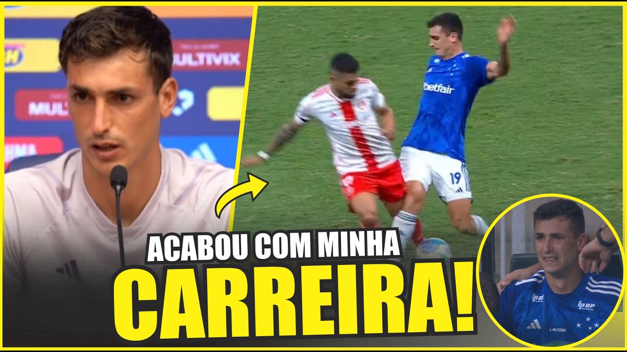 OLHA O QUE ACONTECEU COM O ATACANTE DINENNO DEPOIS DA GRAVE LESÃO QUE SOFREU NO CRUZEIRO