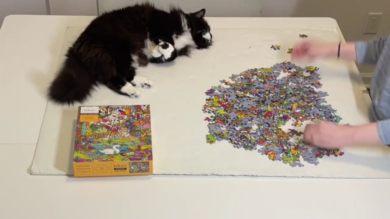 Jungle Tiger 500 Piece Seltzer Puzzle
