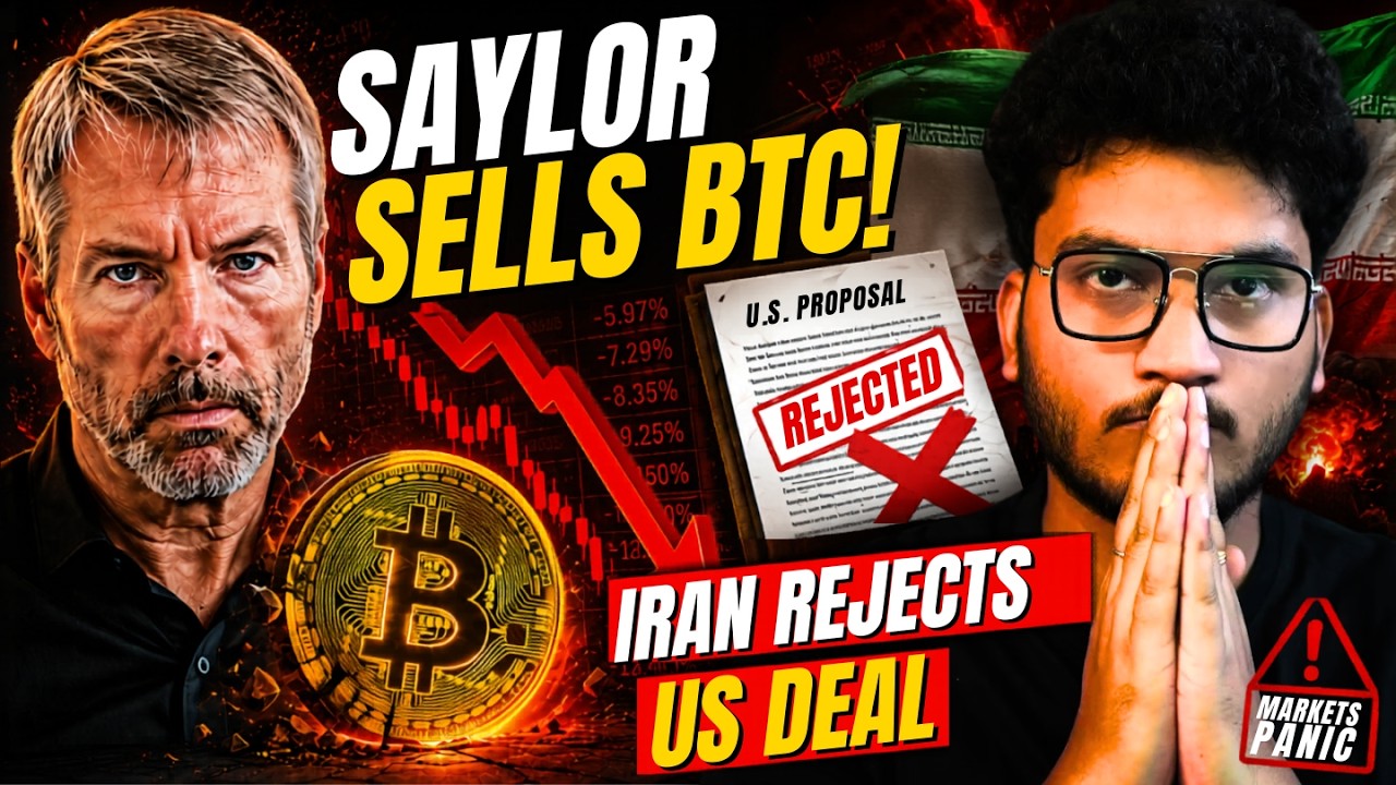 Saylor SELLS BTC - IRAN REJECTS US DEAL - Markets DUMP | Why Bitcoin CRASH