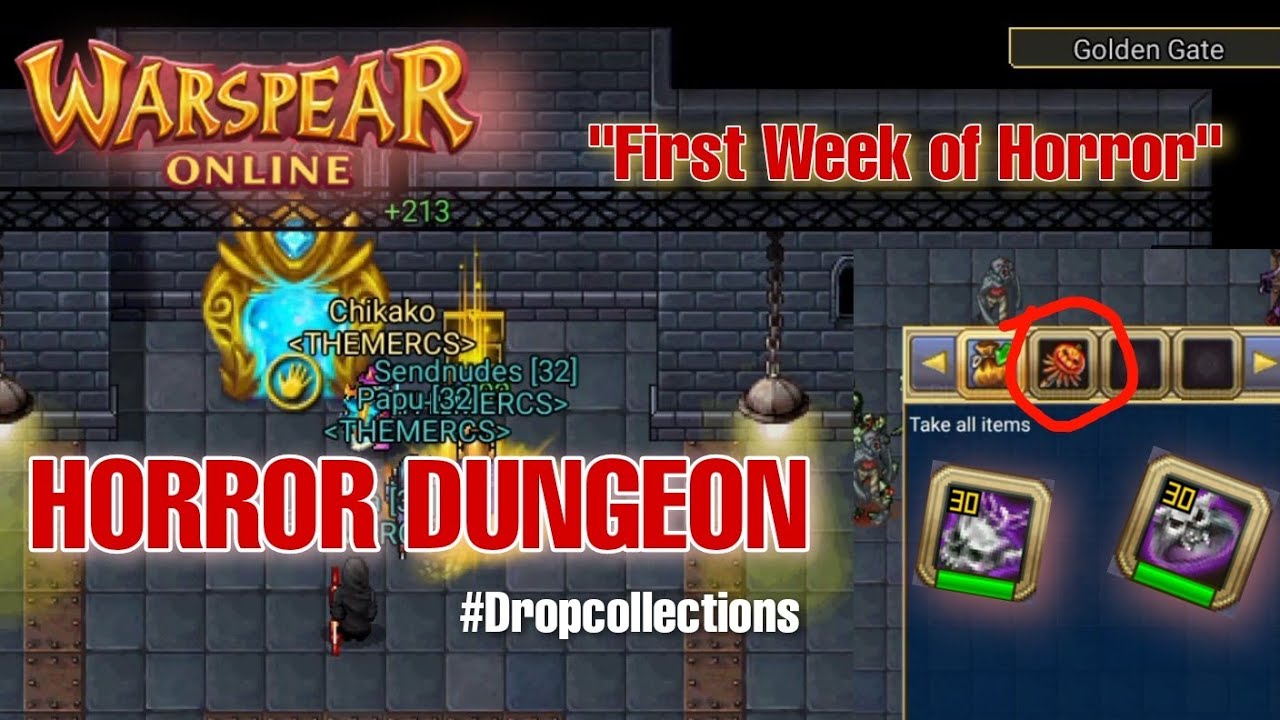 Warspear Online - Horror Dungeon drop| #1