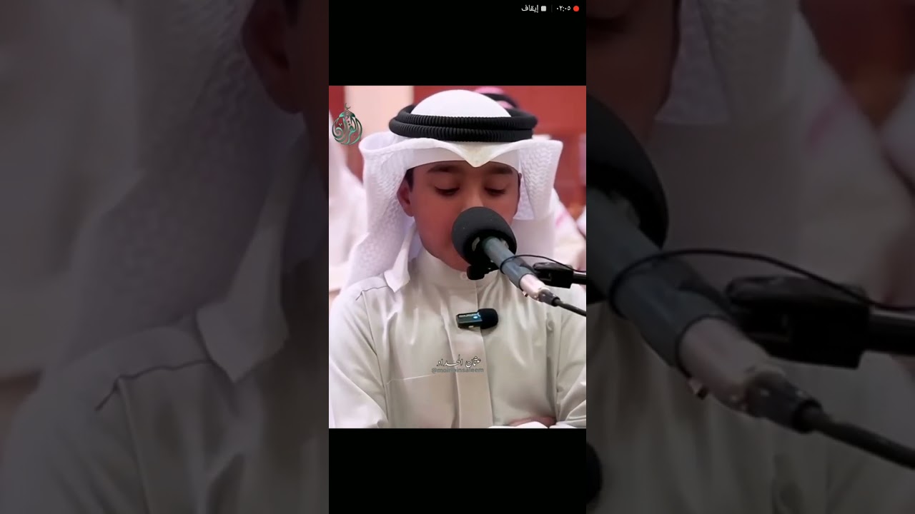 القارئ عثمان الحداد  . سؤال اليوم كم شخص تكلم في المهد😊🌏