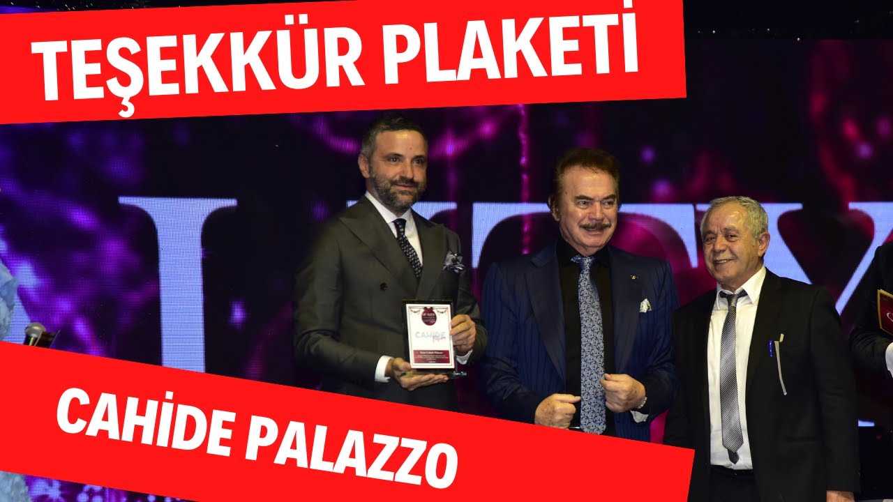 Quality of magazine'den Cahide Palazzo'ya teşekk&uuml;r plaketi