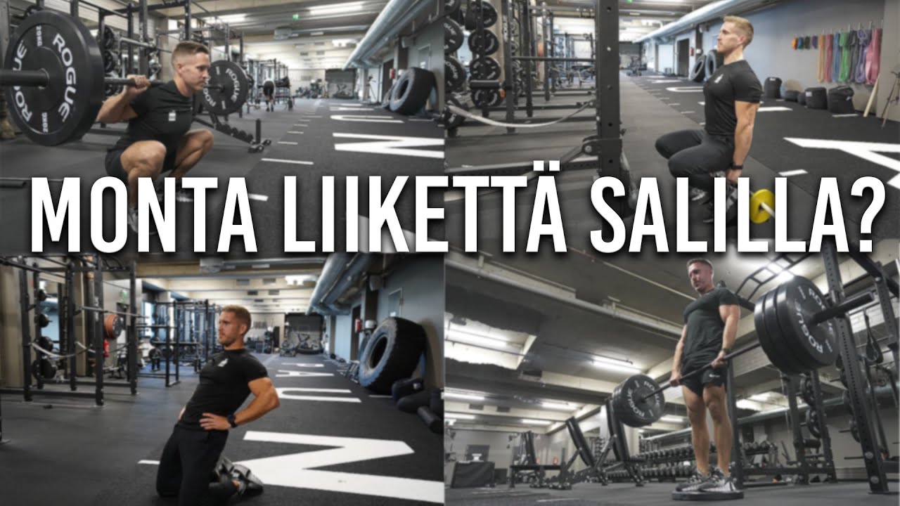 Kuinka monta liikettä kannattaa tehdä salilla?
