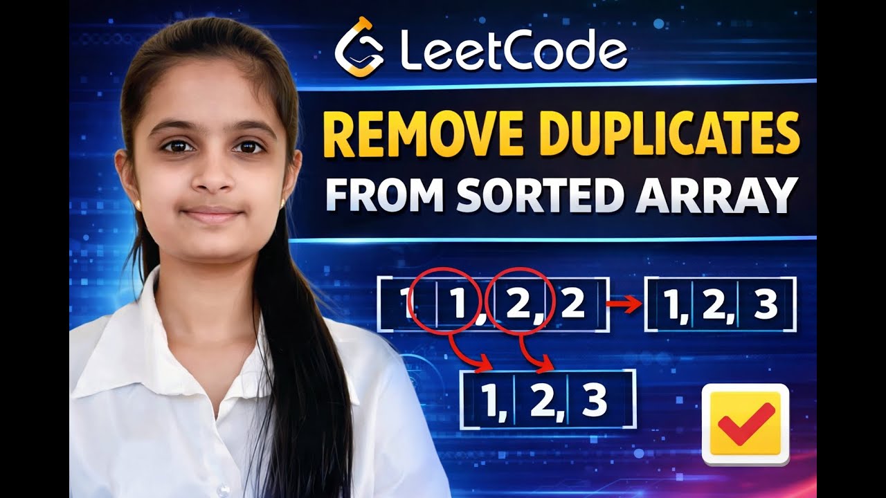 Leetcode Que - 26 Remove Duplicates from Sorted Array