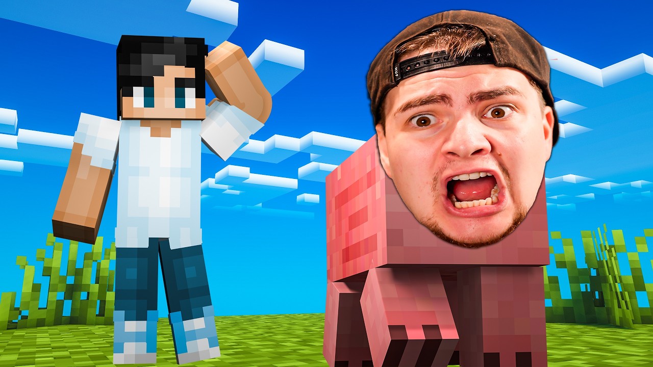 Me pelattiin PIILOSTA Minecraftissä ELÄIMINÄ! w/ @Kakkuh