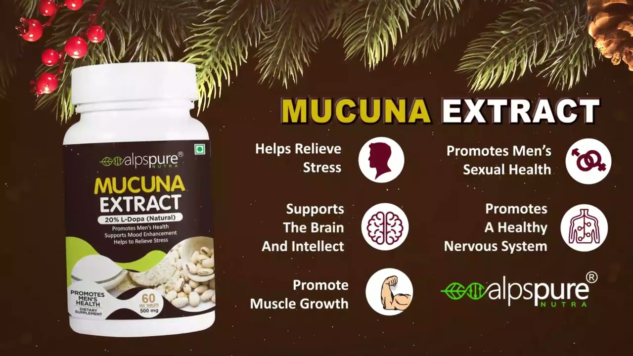 Mucuna Extract - Tablets 500 mg | Natural Testosterone Booster for Men