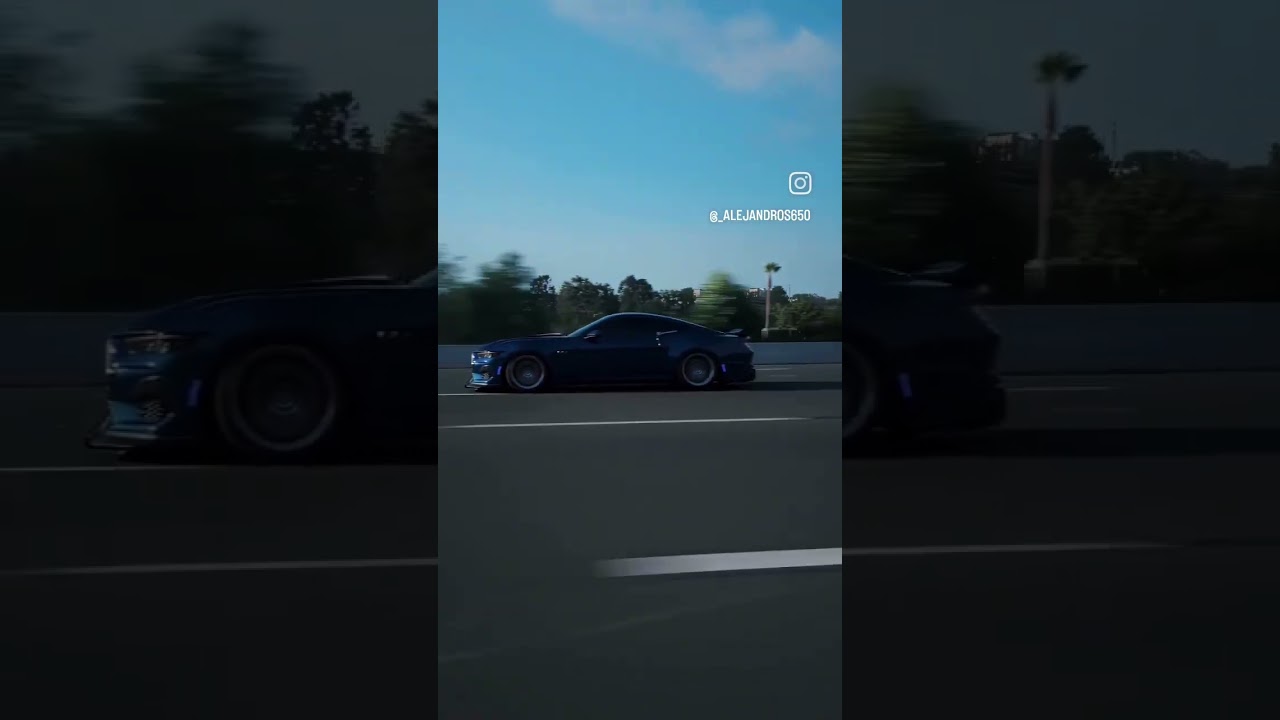 A Bad ass mustang is super cool and fast 🚗