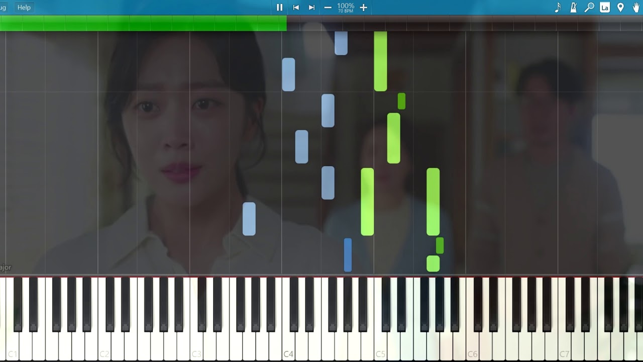 [Synthesia] Tale of the Nine Tailed EP9 BGM - 지아의 오르골 / I'm Not Alone (Piano)