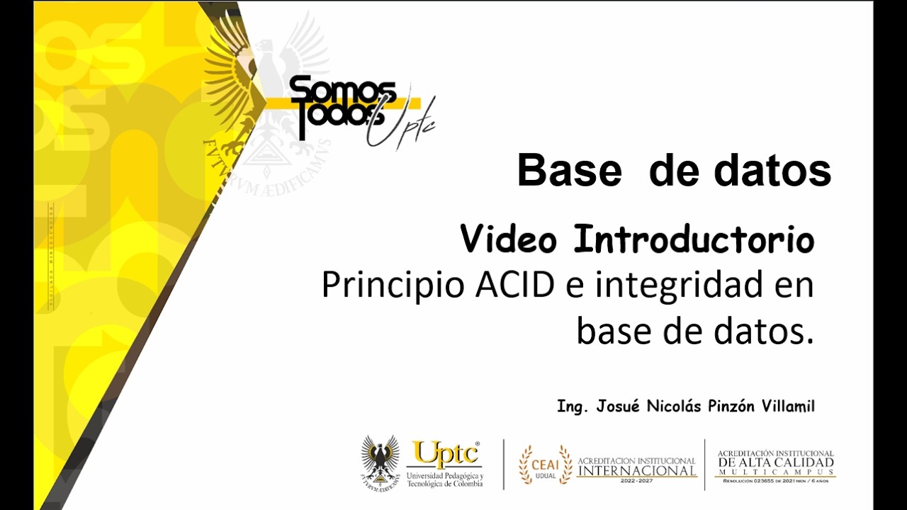 base de datos - UPTC Estudios a Distancia Tema 4