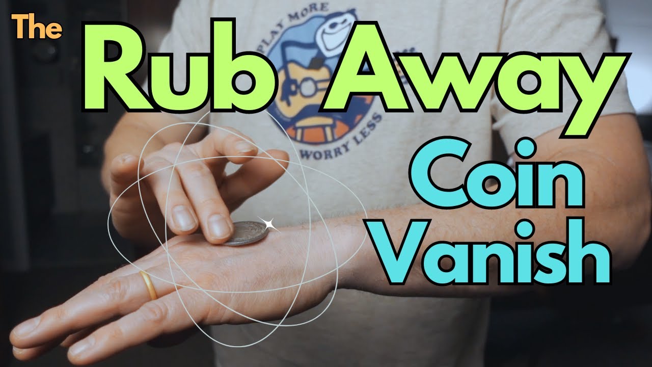 Mysterious Coin Vanish Tutorial. The "Rub Away" Coin Vanish. Learn This Cool Sleight of Hand Vanish.