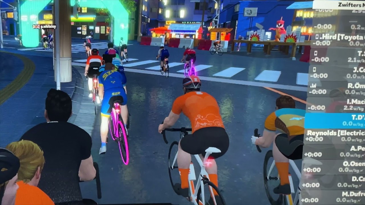 Tacx Neobike x Zwift  demo in HD 1080p VR bike not Peloton