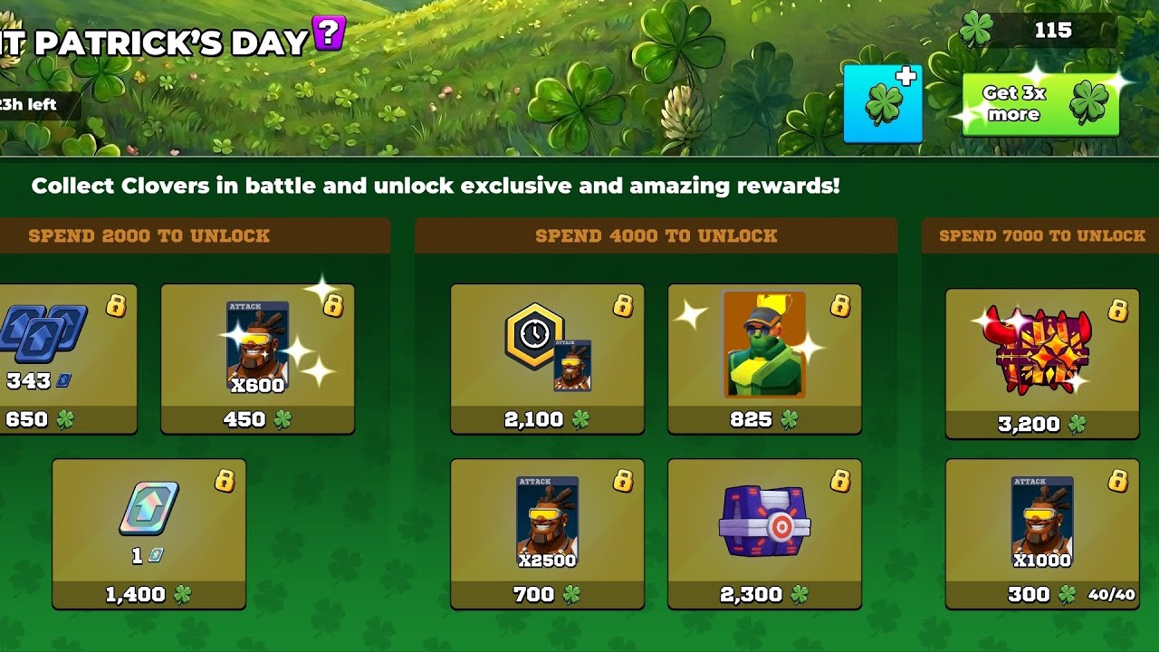 Saint Patrick's Day New Event ( Frag Pro Shooter)