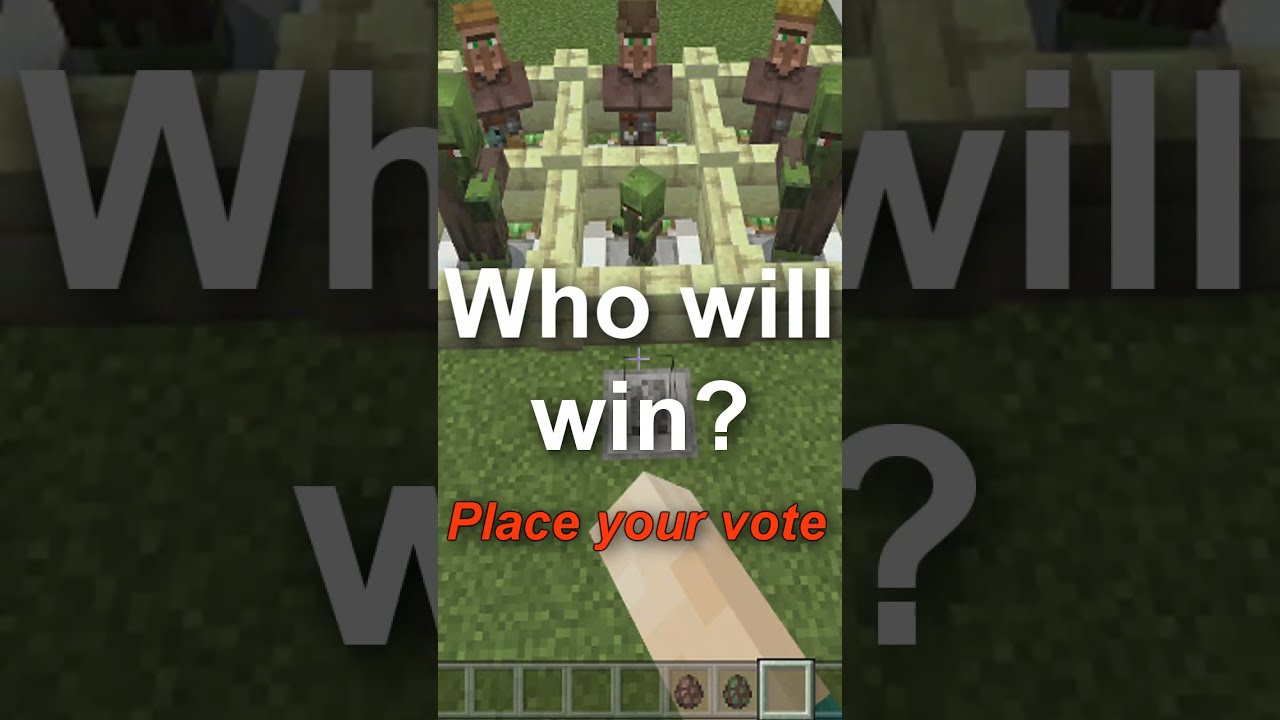 Villagers are fast, but who will win?