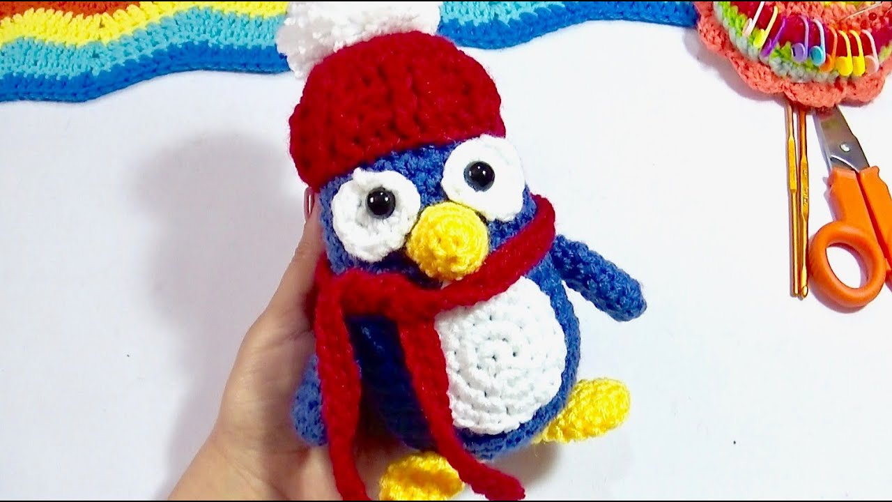 PINGUINITO TEJIDO A CROCHET PASO A PASO