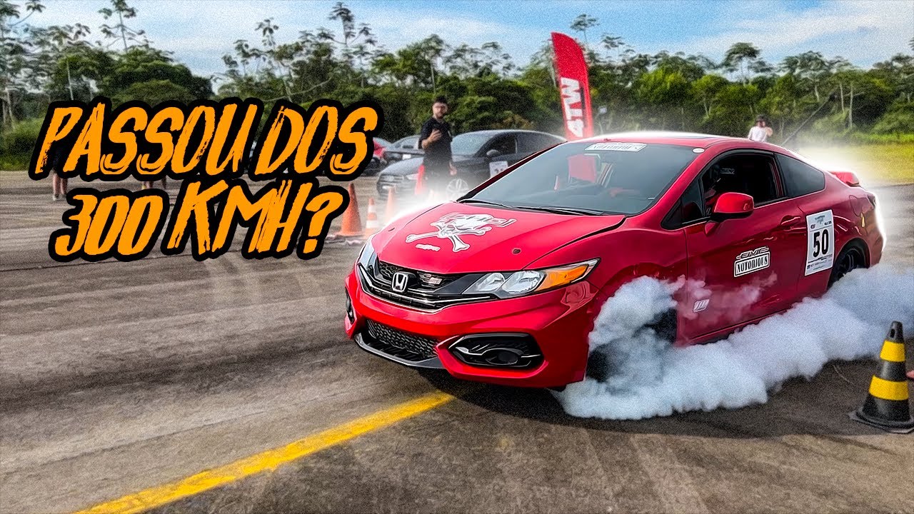 CIVIC SI K24 TURBÃO MAIS FORTE DO BRASIL!!🔥🚀 BMW TOMOU PAU DO UP?