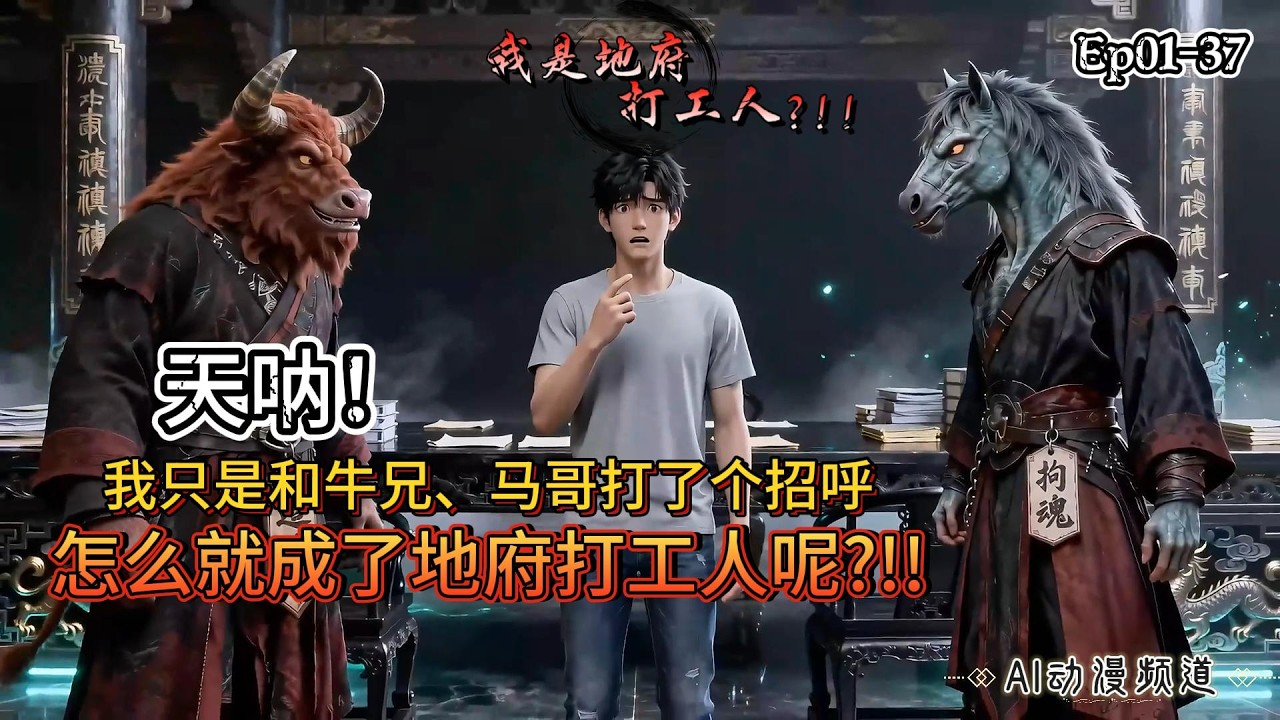 【最强地府打工人】估值千万爆款短剧 Ep01-37 #AI漫剧 #ai动漫 视频 #ai动态漫 #aishorts #aianimation #aivideo