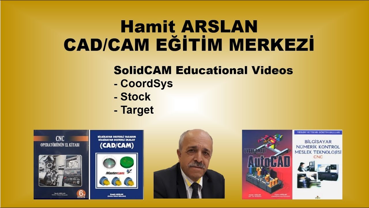 5 - SOLIDCAM REFERANS NOKTASI - KABA PARÇA - HEDEF PARÇA TANIMLAMA