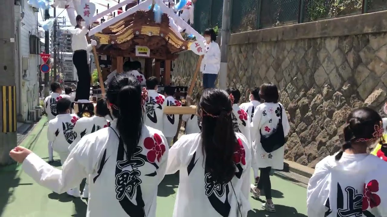 令和５年　灘区　上野地車　試験曳き②