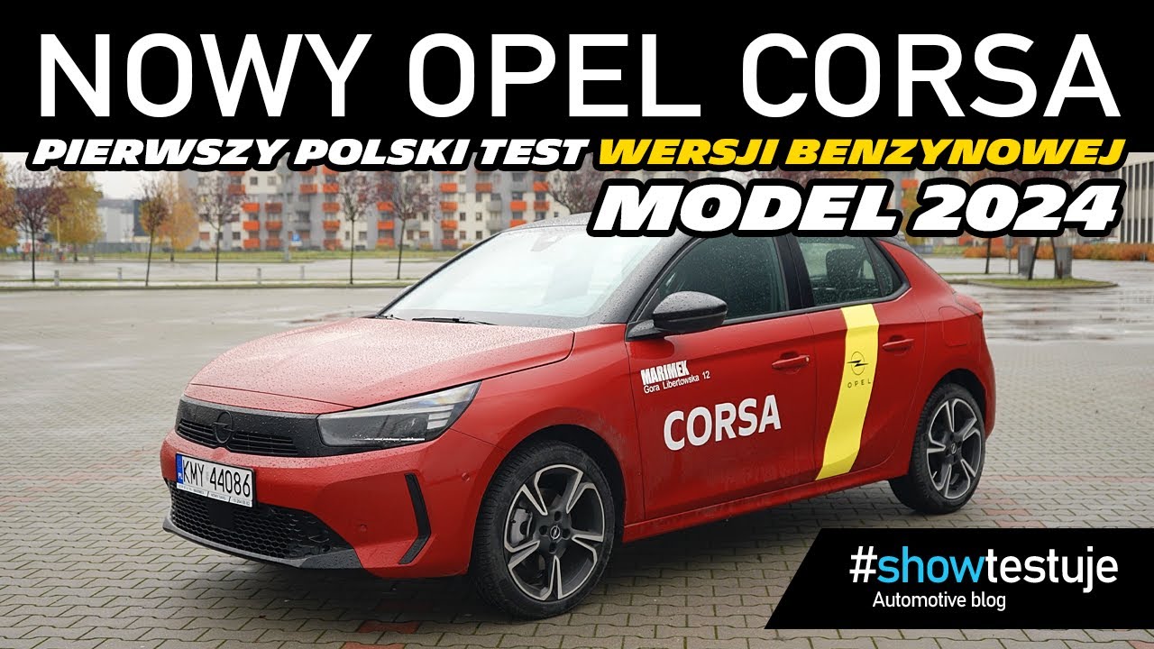 Opel Corsa (2024) GS 1,2 Turbo 100 KM - pierwszy polski test nowego modelu [ #showtestuje ] TEST 4K