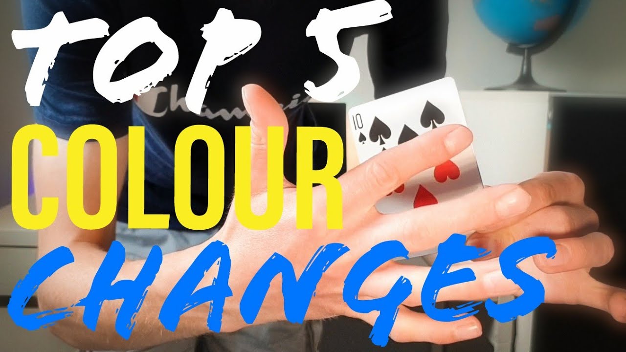 Sleight of Hand - BEST Color Changes - EVERY Magician MUST LEARN!! (TOP 5)