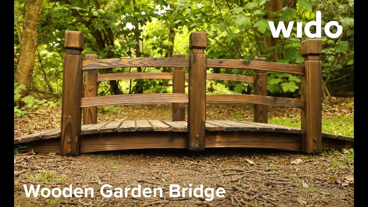 Wido Wooden Garden Bridge Product Video ( BRIDGE1)