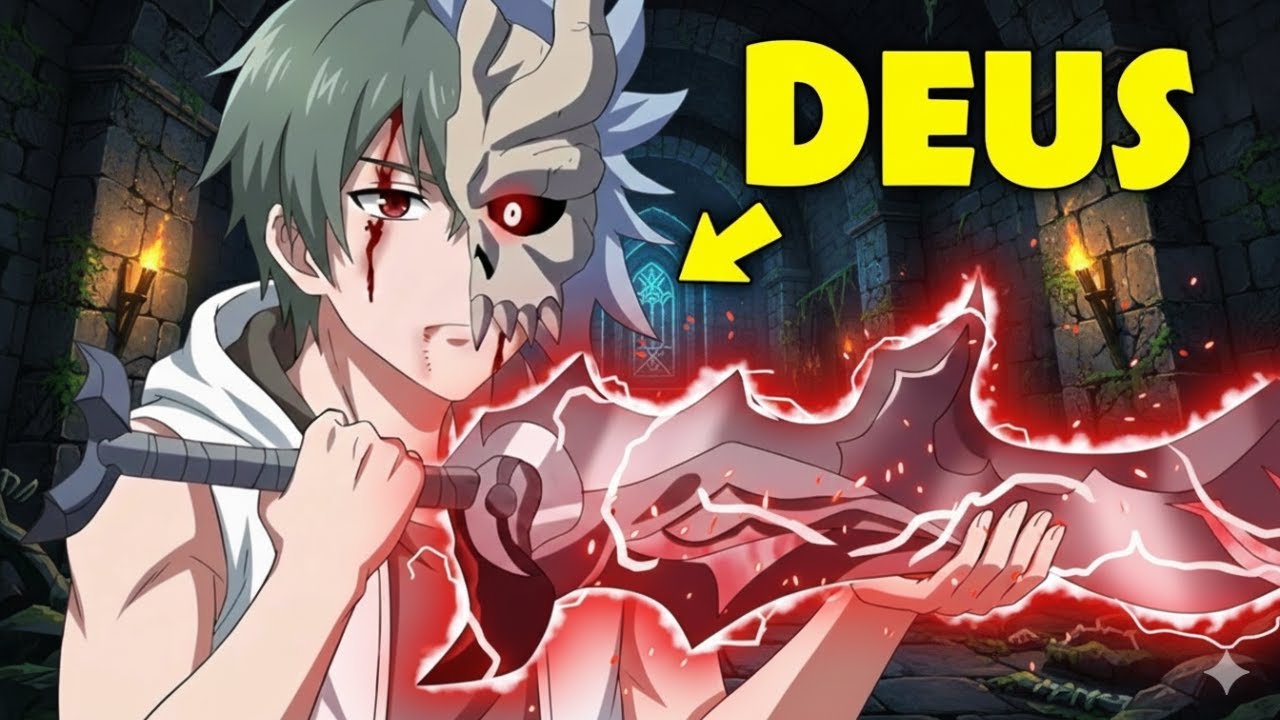 Um Fraco Ninguém Desperta na Ilha da Imortalidade e se Torna o Sobrevivente Supremo | Recap de Anime