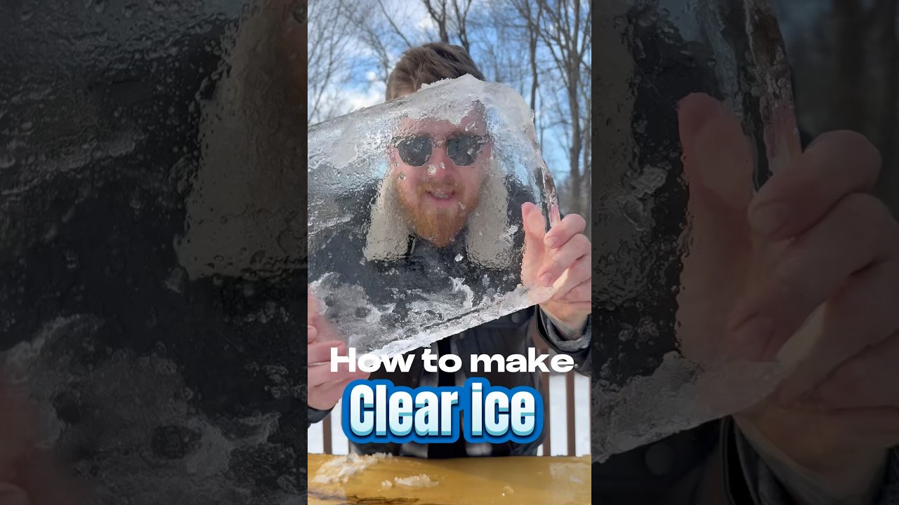 How to make clear ice 🧊  #clearice #cocktails #mixology #whiskey #bourbon #cocktail