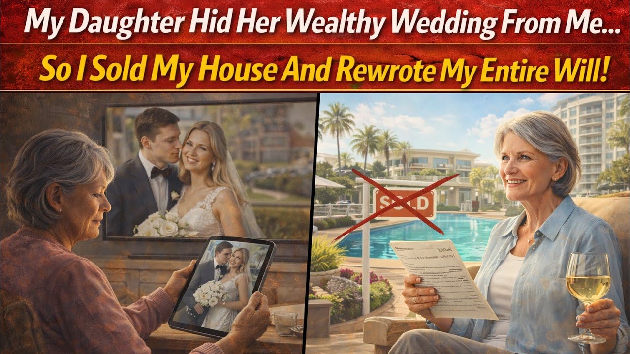 My Daughter Hid Her Wealthy Wedding From Me... So I Sold My House And Rewrote My Entire Will! 
