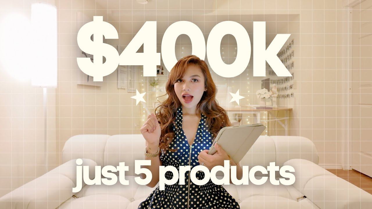 the only 5 digital products i'd sell to make $400k on etsy again