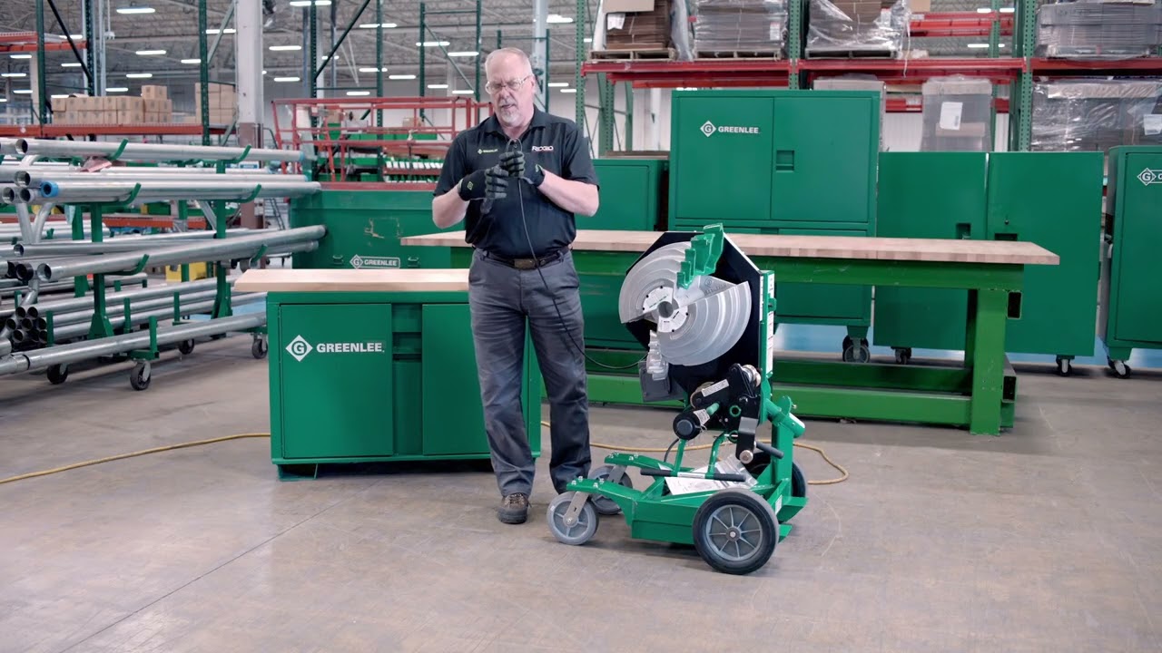 Проверка и подготовка гибочного инструмента Greenlee 854DX