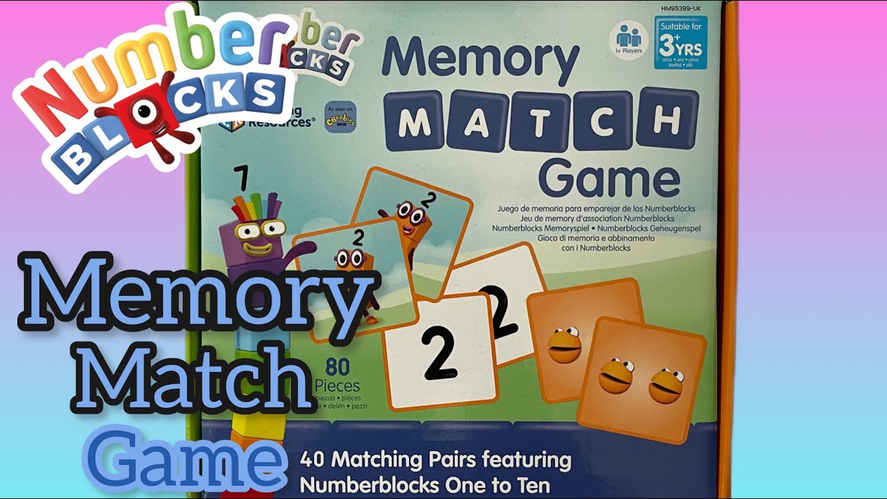 Numberblock ~ Memory Match Game ~ 😊