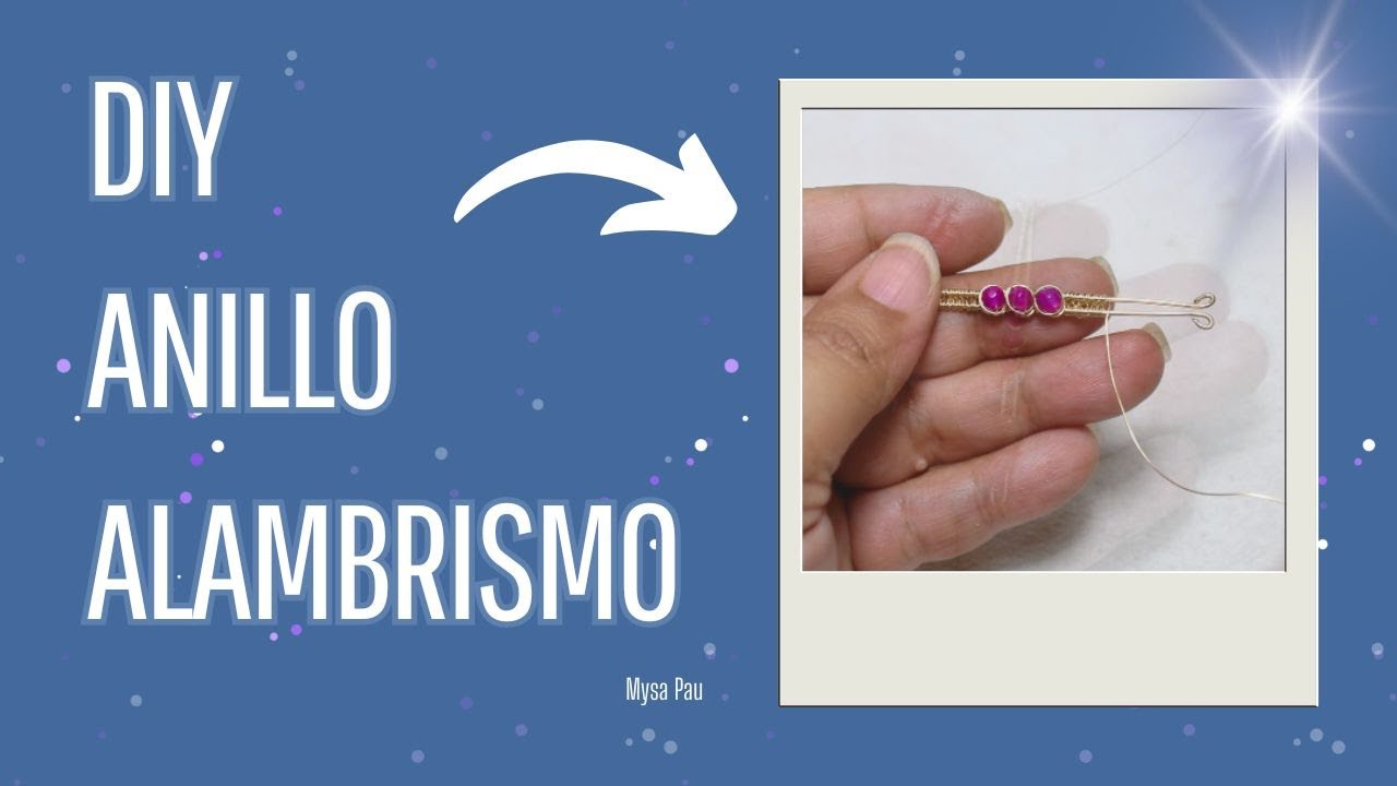 Aprende a hacer un anillo en alambrismo...Anillo Diy... Anillo paso a paso