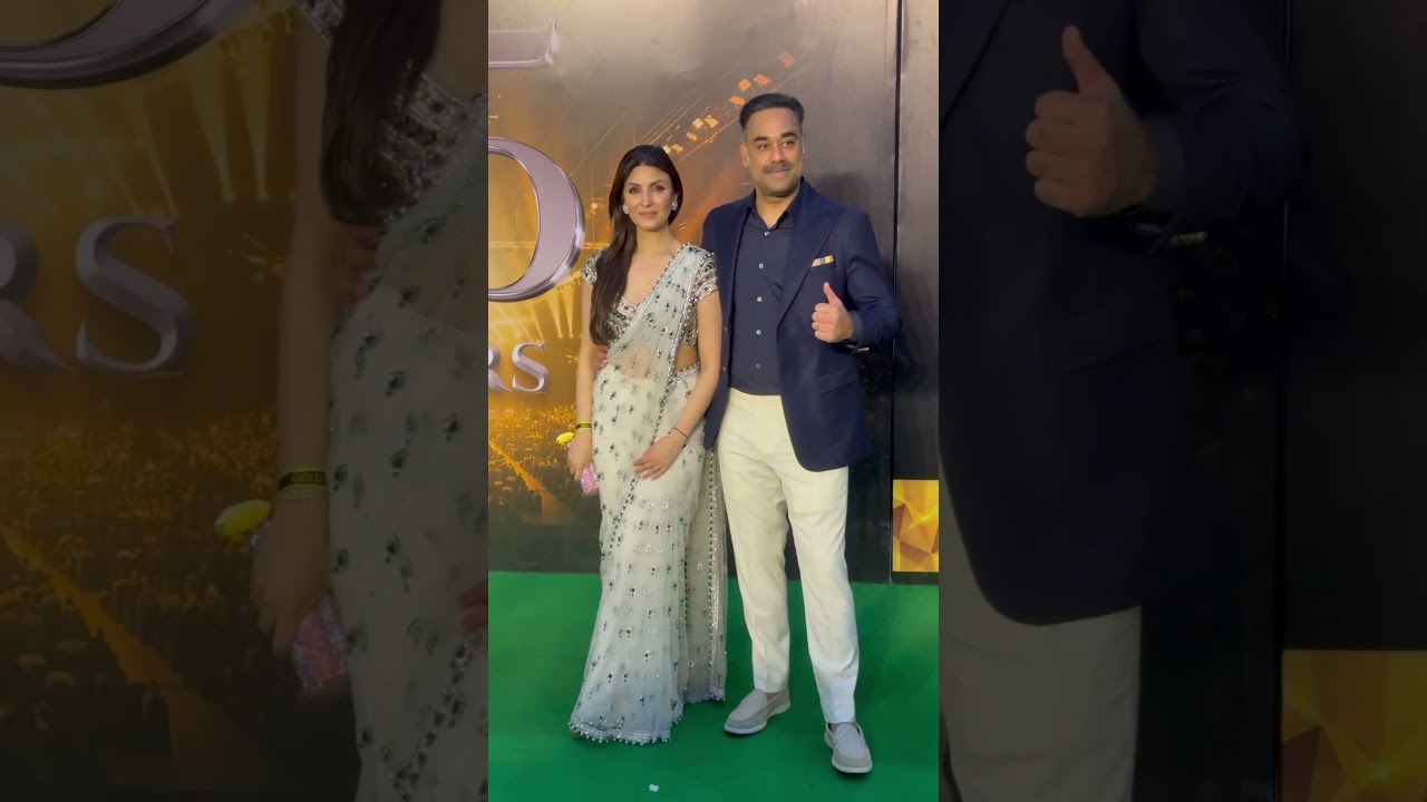 Riddhima Kapoor Sahni with her husband at IIFA 2025😍