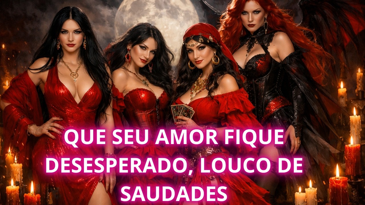 Oração Que seu amor fique desesperado, louco de saudades, pensando em mim a todo instante.