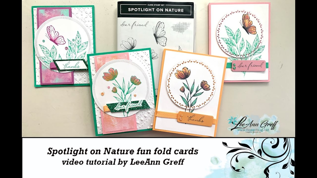 Spotlight on Nature fun fold cards
