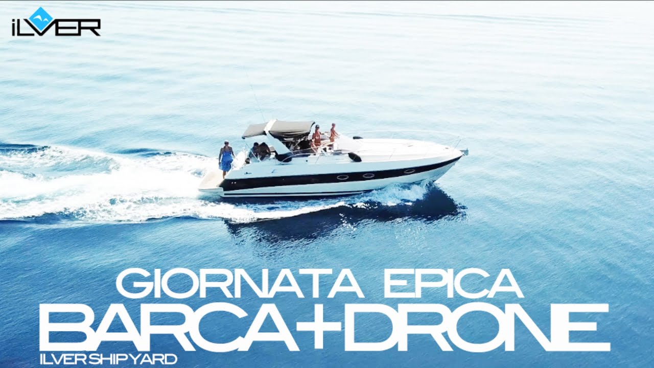 BOATING & DRONING - Una bella giornata in barca a Baratti tra amici con la mitica ILVER.