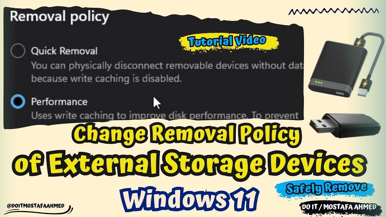 How to Change Removal Policy of External Storage Devices | Windows 11