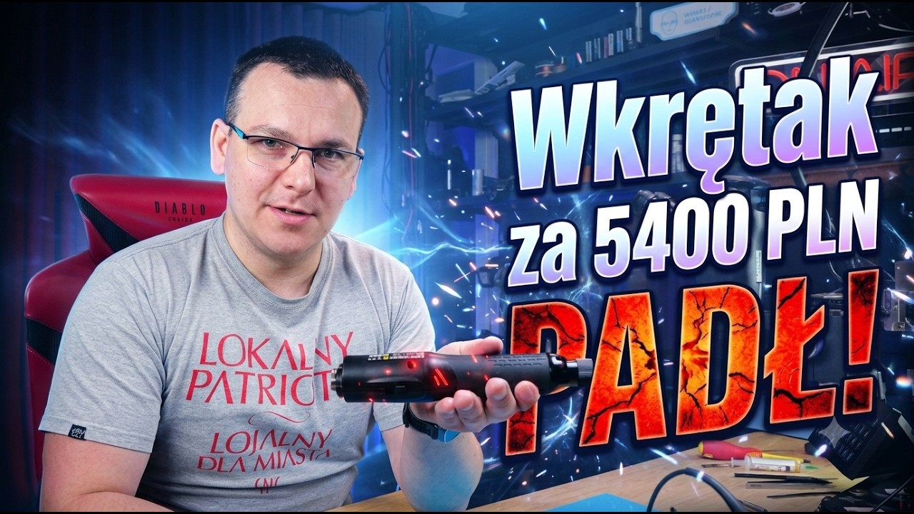 Wkrętak za 5400 zł PRZESTAŁ DZIAŁAĆ :( Mam problem