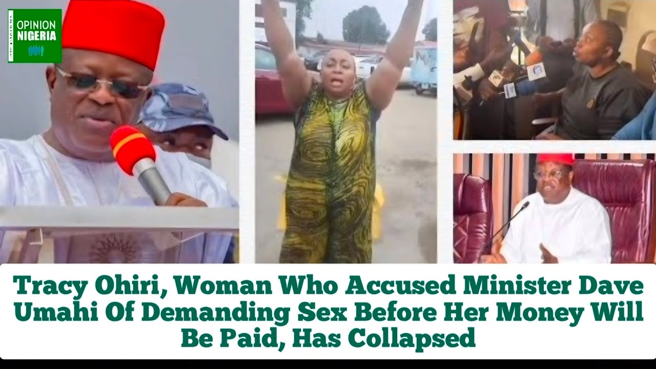 Tracy Ohiri Collapse After Minister Umahi Insists On Sending Her To Prison