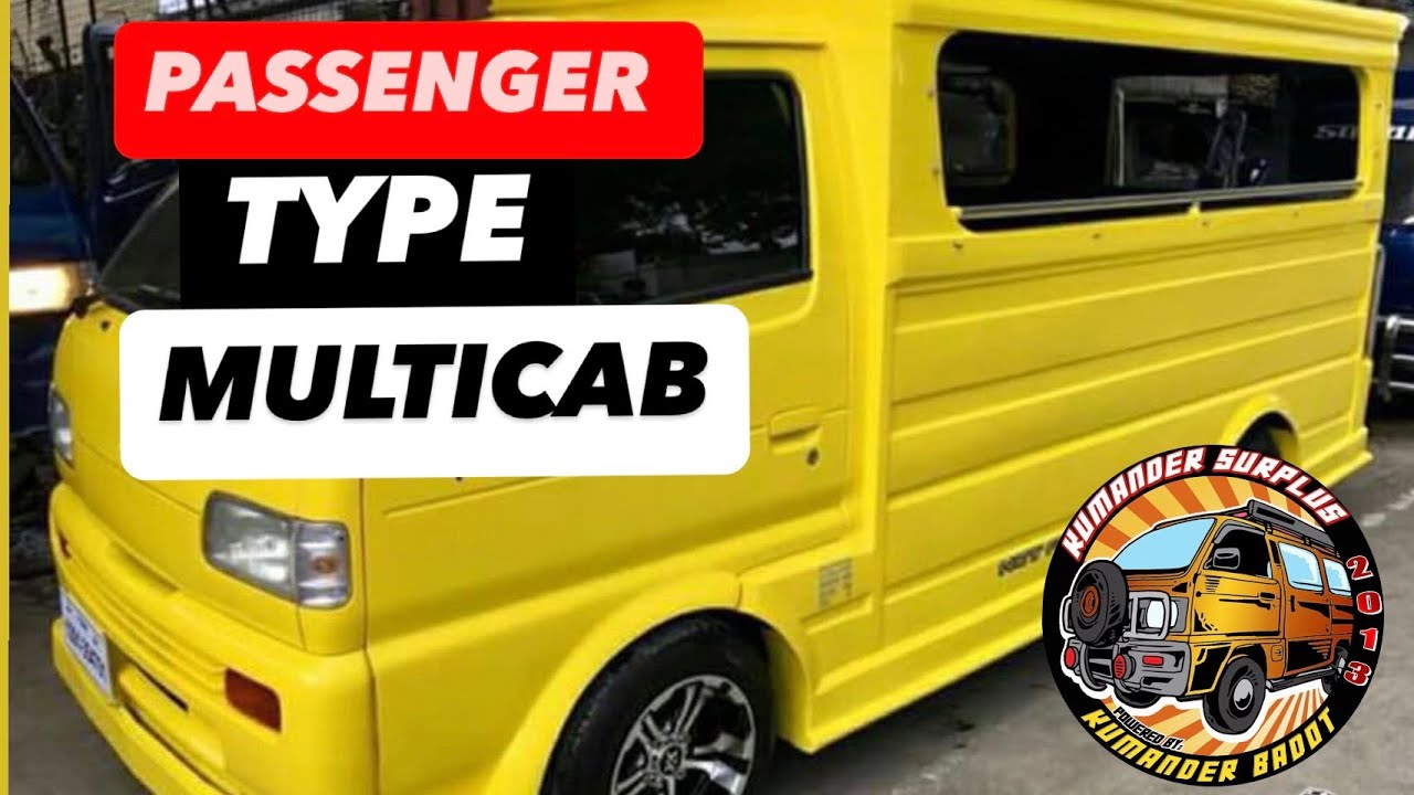 PASSENGER TYPE MULTICAB DA63 & SCRUM  PASSENGER TYPE MULTICAB