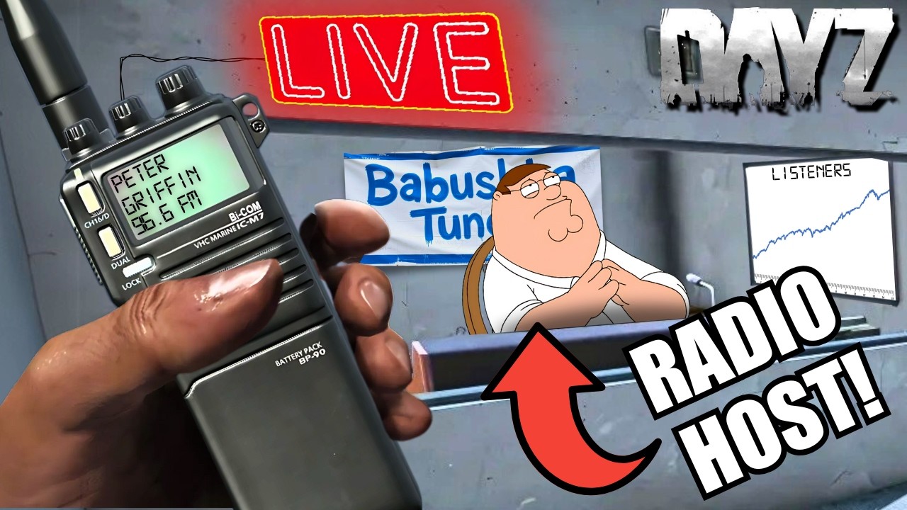 Актер озвучивания ведет РАДИОСТАНЦИЮ на DAY-Z!