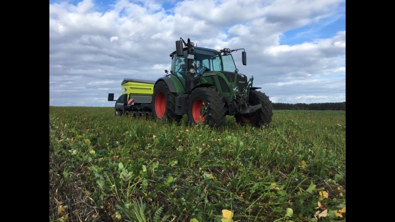 Herbstaussaat mit der SKY EASY DRILL | Fendt 516 Vario |