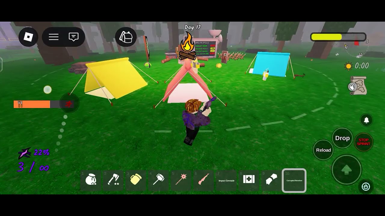 99 nights forest gamplay ( didn't record first part) 