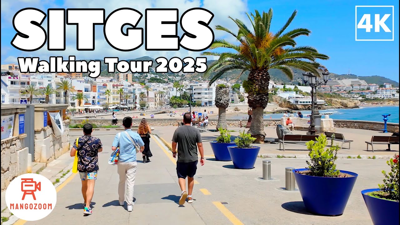 Walking Tour of Sitges, Spain 2025 🇪🇸 | With Captions