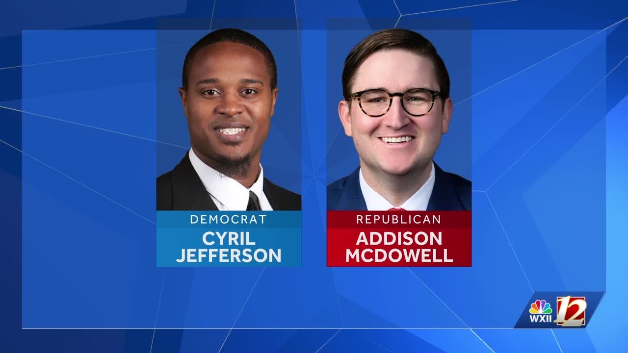 U.S. Representative (NC 6) Addison McDowell to face Democratic challenger Cyril Jefferson in Nove...