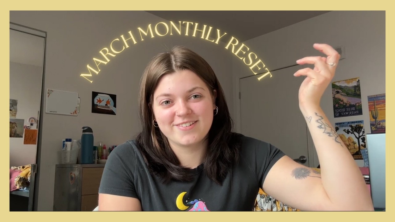 MARCH RESET *bullet journal+habit tracker*